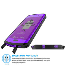 Load image into Gallery viewer, Galaxy s6 EDGE Plus Waterproof Case, Punkcase StudStar Purple Water/Shock Proof | Lifetime Warranty (Color in image: white)