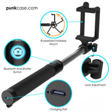 Charger l'image dans la galerie, Punkcase Rubberized Foldable Mount Bluetooth And Shutter Button Lock Adjustment Charging Port (Color in image: Gold)