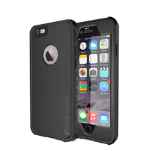 Charger l'image dans la galerie, iPhone 6S+/6+ Plus Waterproof Case, PUNKcase StudStar Black w/ Attached Screen Protector | Warranty (Color in image: black)