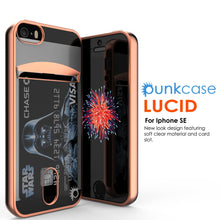 Charger l'image dans la galerie, iPhone SE/5S/5 Case, PUNKCASE® LUCID Rose Gold Series | Card Slot | Screen Protector | Ultra fit (Color in image: Gold)