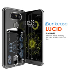 Charger l'image dans la galerie, LG G5 Case, PUNKCASE® Silver LUCID  Series | Card Slot | PUNK SHIELD Screen Protector | Ultra Fit (Color in image: Balck)