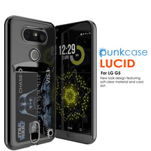 Charger l'image dans la galerie, LG G5 Case, PUNKCASE® Black LUCID Series | Card Slot | PUNK SHIELD Screen Protector | Ultra Fit (Color in image: Silver)
