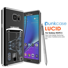 Charger l'image dans la galerie, Galaxy Note 5 Case, PUNKCASE® LUCID Silver Series | Card Slot | SHIELD Screen Protector | Ultra fit (Color in image: Gold)