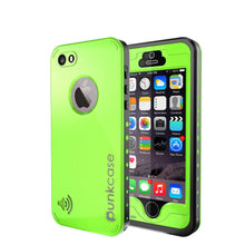 Load image into Gallery viewer, iPhone 5S/5 Waterproof Case, PunkCase StudStar Light Green Case Water/ShockProof | Lifetime Warranty (Color in image: light green)