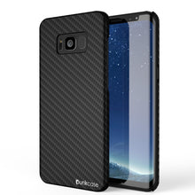 Charger l'image dans la galerie, Galaxy S8 Plus Case, PunkCase CarbonShield, Jet Black (Color in image: Jet Balck)