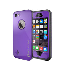 Load image into Gallery viewer, iPhone 5S/5 Waterproof Case, PunkCase StudStar Purple Case Water/Shock/Dirt Proof | Lifetime Warranty (Color in image: purple)
