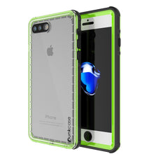 Charger l'image dans la galerie, iPhone 7+ Plus Waterproof Case, PUNKcase CRYSTAL Light Green  W/ Attached Screen Protector  | Warranty (Color in image: light green)