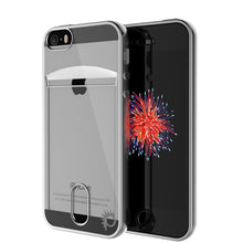 Charger l'image dans la galerie, iPhone SE/5S/5 Case, PUNKCASE® LUCID Silver Series | Card Slot | SHIELD Screen Protector | Ultra fit (Color in image: Rose Gold)