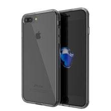 Charger l'image dans la galerie, iPhone 8+ Plus Case PunkCase LUCID Clear Series for Apple iPhone 8+ Plus (Color in image: crystal black)