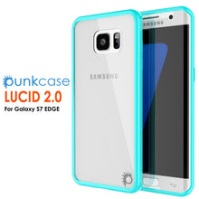 Load image into Gallery viewer, S7 Edge Case Punkcase® LUCID 2.0 Teal Series w/ PUNK SHIELD Screen Protector | Ultra Fit (Color in image: light blue)