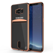 Charger l'image dans la galerie, Galaxy S8 Plus Case, PUNKCASE® LUCID Rose Gold Series | Card Slot | SHIELD Screen Protector (Color in image: Rose Gold)