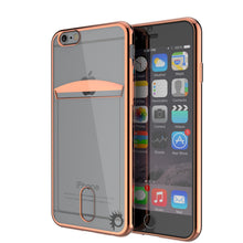 Charger l'image dans la galerie, iPhone 6s+ Plus/6+ Plus Case, PUNKCASE® LUCID Rose Gold Series | Card Slot | SHIELD Screen Protector (Color in image: Rose Gold)