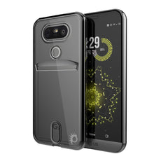 Charger l'image dans la galerie, LG G5 Case, PUNKCASE® Black LUCID Series | Card Slot | PUNK SHIELD Screen Protector | Ultra Fit (Color in image: Rose Gold)