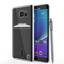 Charger l'image dans la galerie, Galaxy Note 5 Case, PUNKCASE® LUCID Silver Series | Card Slot | SHIELD Screen Protector | Ultra fit (Color in image: Rose Gold)