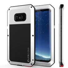 Load image into Gallery viewer, Galaxy S8 Case, PUNKcase Metallic White Shockproof Slim Metal Armor Case (Color in image: white)