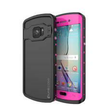 Load image into Gallery viewer, Galaxy s6 EDGE Plus Waterproof Case, Punkcase StudStar Pink Shock/DirtProof | Lifetime Warranty (Color in image: pink)