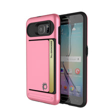 Charger l'image dans la galerie, Galaxy S6 EDGE Case PunkCase CLUTCH Pink Series Slim Armor Soft Cover Case w/ Screen Protector (Color in image: Pink)