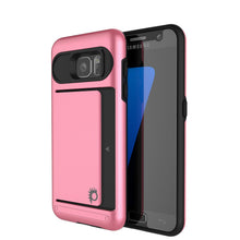Load image into Gallery viewer, Galaxy S7 EDGE Case PunkCase CLUTCH Pink Series Slim Armor Soft Cover Case w/ Screen Protector (Color in image: Pink)