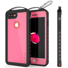 Charger l'image dans la galerie, iPhone 7+ Plus Waterproof Case, Punkcase ALPINE Series, Pink | Heavy Duty Armor Cover (Color in image: pink)