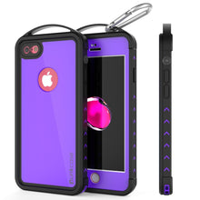 Charger l'image dans la galerie, iPhone 8 Waterproof Case, Punkcase ALPINE Series, Purple | Heavy Duty Armor Cover (Color in image: purple)