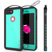 Charger l'image dans la galerie, iPhone 7+ Plus Waterproof Case, Punkcase ALPINE Series, Teal | Heavy Duty Armor Cover (Color in image: teal)