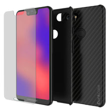 Load image into Gallery viewer, Google Pixel 3 XL CarbonShield Heavy Duty & Ultra Thin 2  Leather Cover
