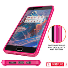 Charger l'image dans la galerie, OnePlus 3 Case Punkcase® LUCID 2.0 Pink Series w/ SHIELD GLASS Lifetime Warranty Exchange (Color in image: black)