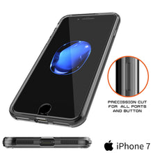 Charger l'image dans la galerie, iPhone 7+ Plus Case Punkcase® LUCID 2.0 Crystal Black Series w/ SHIELD Screen Protector | Ultra Fit (Color in image: black)
