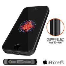 Charger l'image dans la galerie, iPhone SE/5S/5 Case Punkcase® LUCID 2.0 Black Series w/ PUNK SHIELD Screen Protector | Ultra Fit (Color in image: light blue)