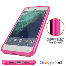 Charger l'image dans la galerie, Google Pixel XL Case Punkcase® LUCID 2.0 Pink Series w/ PUNK SHIELD Glass Screen Protector | Ultra Fit (Color in image: clear)