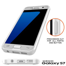 Load image into Gallery viewer, S7 Case Punkcase® LUCID 2.0 White Series w/ PUNK SHIELD Glass Screen Protector | Ultra Fit (Color in image: black)