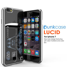 Charger l'image dans la galerie, iPhone 7+ Plus Case, PUNKCASE® LUCID Silver Series | Card Slot | SHIELD Screen Protector | Ultra fit (Color in image: Rose Gold)
