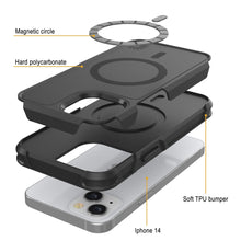 Charger l'image dans la galerie, Magnetic circle Soft TPU bumper Iphone 14