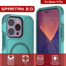 Charger l'image dans la galerie, For Iphone 14 Pro Y SHOCK-PROOF MULTI LAYERED MILITARY GRADE PROTECTION MATERIAL PROTECTION