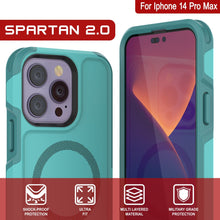 Charger l'image dans la galerie, 14 Pro Max x SPARTAN 2.0 SHOCK-PROOF MULTI LAYERED MILITARY GRADE PROTECTION MATERIAL PROTECTION