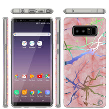 Load image into Gallery viewer, Punkcase Galaxy Note 8 Marble Case, Protective Full Body Cover W/PunkShield Screen Protector (Rose Mirage)