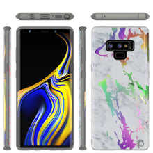 Charger l'image dans la galerie, Galaxy Note 9 Full Body W/ Screen Protector Marble Case (Blanco Marmo)