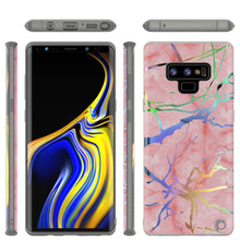 Charger l'image dans la galerie, Galaxy Note 9 Full Body W/ Screen Protector Marble Case (Rose Mirage)