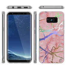 Charger l'image dans la galerie, Punkcase Galaxy S8+ PLUS Marble Case, Protective Full Body Cover W/PunkShield Screen Protector (Rose Mirage)