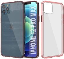 Load image into Gallery viewer, iPhone 12 Pro Max Case Punkcase® LUCID 2.0 Crystal Pink Series w/ PUNK SHIELD Screen Protector | Ultra Fit (Color in image: crystal pink)