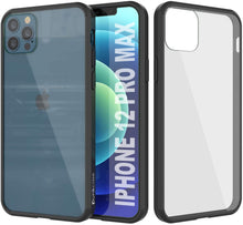 Charger l'image dans la galerie, iPhone 12 Pro Max Case Punkcase® LUCID 2.0 Black Series w/ PUNK SHIELD Screen Protector | Ultra Fit (Color in image: black)