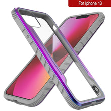 Charger l'image dans la galerie, Coque de protection militaire de qualité supérieure Punkcase iPhone 15 Armor Stealth MAG, à couche multiple, avec couverture arc-en-ciel.