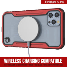 Charger l'image dans la galerie, Punkcase Coque de protection militaire Pro Armor Stealth MAG Defense pour iPhone 15 - Niveau de protection supérieur à plusieurs canapés (Rouge)