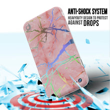 Charger l'image dans la galerie, Punkcase iPhone SE (4.7") Marble Case, Protective Full Body Cover W/9H Tempered Glass Screen Protector (Rose Mirage) (Color in image: Blanco Marmo)