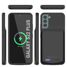Load image into Gallery viewer, PunkJuice S22+ Plus Battery Case Black - Portable Charging Power Juice Bank with 4800mAh