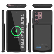 Load image into Gallery viewer, PunkJuice S22 Ultra Battery Case Black - Portable Charging Power Juice Bank with 4800mAh