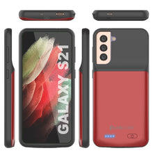 Load image into Gallery viewer, PunkJuice S21 Battery Case Red - Portable Charging Power Juice Bank with 4800mAh