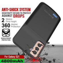 Load image into Gallery viewer, PunkJuice S21 Battery Case Black - Portable Charging Power Juice Bank with 4800mAh (Color in image: Blue)