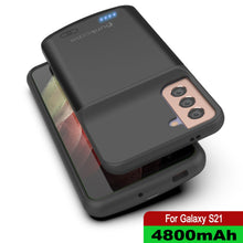 Load image into Gallery viewer, PunkJuice S21 Battery Case Black - Portable Charging Power Juice Bank with 4800mAh