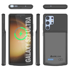 Charger l'image dans la galerie, PunkJuice S23 Coque Batterie Ultra Grise - Banque d'alimentation portable avec capacité de charge de 4800mAh.